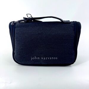 NWT John Varvatos Gray Toiletry Bag Sleek Design